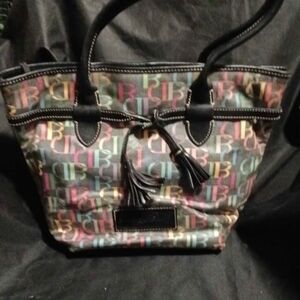 Colorful Monogram Tote Bag